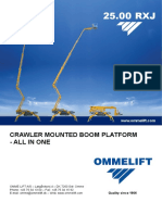 Crawler Mounted Boom Platform - All in One