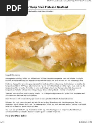 fish fillet recipe