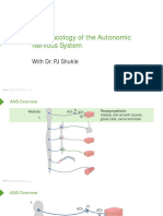 Slides ANS Overview ANS Pharmacology