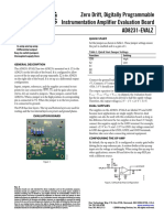Zero Drift, Digitally Programmable Instrumentation Amplifier Evaluation Board AD8231-EVALZ