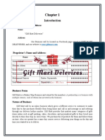 Gift Mart Deliveries Business Plan Analysis