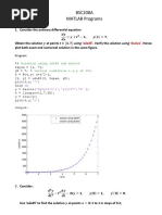 MATLAB Programs (IVSEM) - 1