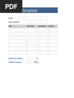 Project Tracking Template Orangescrum