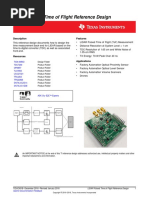 LIDAR Pulsed Time of Flight Reference Design: TI Designs