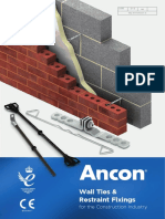 ANCON Wall Ties and Restraint Fixings May 2018 