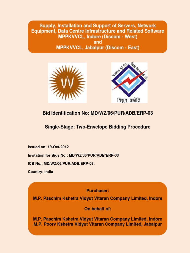 Erp RFP Hardware Phase-II, PDF, Joint Venture