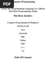 Cooper Alvin - Computer Programming - Learn Any Programming Language in 2 Hours (2018)