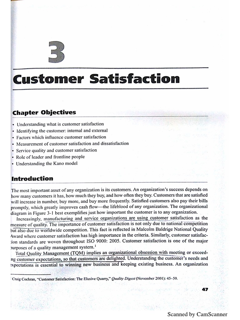 Customer Satisfaction | PDF