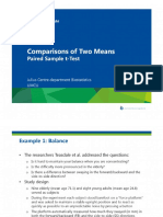 Weblecture Paired Sample T-Test