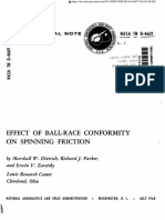 Spinning Friction: Effect of Ball-Race Conformity ON