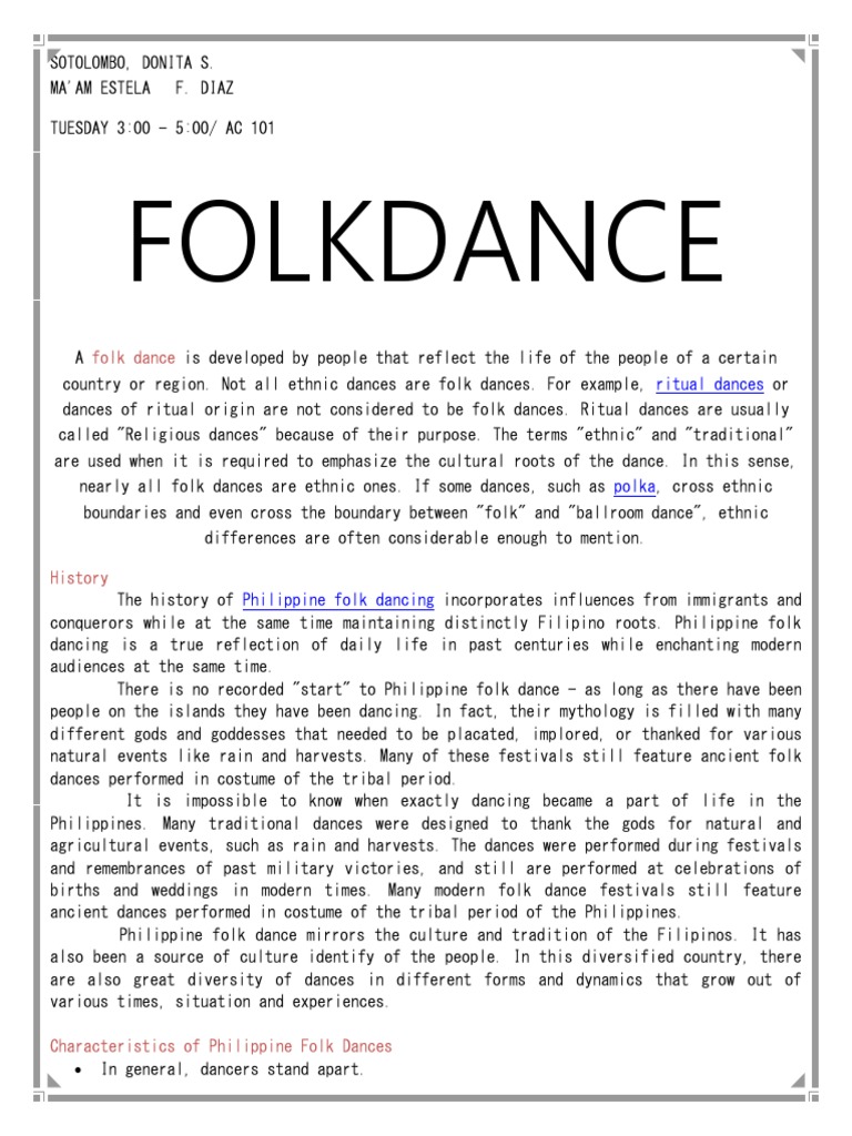 Folkdance Pdf Dances Philippines