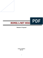 Romil'S Net House: Business Proposal