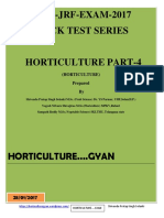 ICAR-JRF-EXAM-2017 MOCK TEST SERIES (HORTICULTURE PART-4