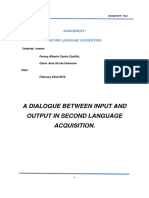 Assignment Second Language Adquisition