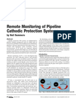 Remote Monitoring of Pipeline Cathodic Protection Systems