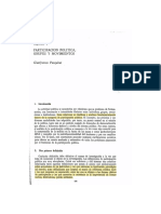 Capitulo 5, Participacion Politica Grupos y Movimientos Gianfranco Pasquino