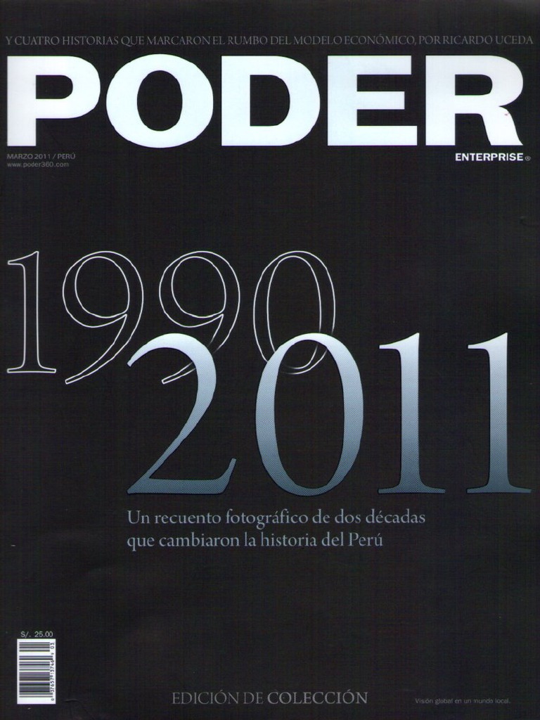 Revista PODER Dos Décadas Que Cambiaron La Historia Del Perú | PDF ...
