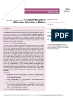 Caudal Anesthesia in Surgical Interventions of the Lower Extremities in Children 2