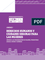 Derechos Humanos y Ciudades Seguras para Las Mujeres