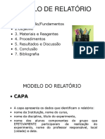 Modelo de Relatório de Bioquimica Sobvre Aula Pratica