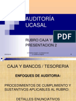 Auditoria Caja y Bancos 2 Clase 28set17