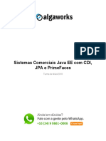 Ementa Sistemas Comerciais Java EE Com CDI JPA e PrimeFaces1