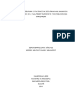 Desarrollo Del Plan Estrategico de Seguridad Basado en La Ntc-Iso 39001 para La Empresa Transpasa