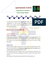 Chemistry Departmental Activity