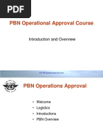 PBN Operational Approval Course: Introduction and Overview