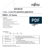 Compact Power Relay FBR51, 52 Series: 1 POLE - 25/30A (For Automotive Applications)