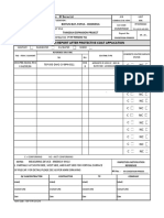 Inspection Report After Protective Coat Application: JOB Unit QC Code