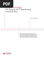 OTA Setup for 5G TF Beamforming Functional Tests