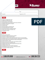 Service Tips: Daily Pump Inspection Form