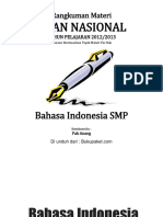 Rangkuman Materi Bahasa Indonesia SMP