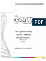 Geico s Approach to Paintshop- Innovation & Sustainability