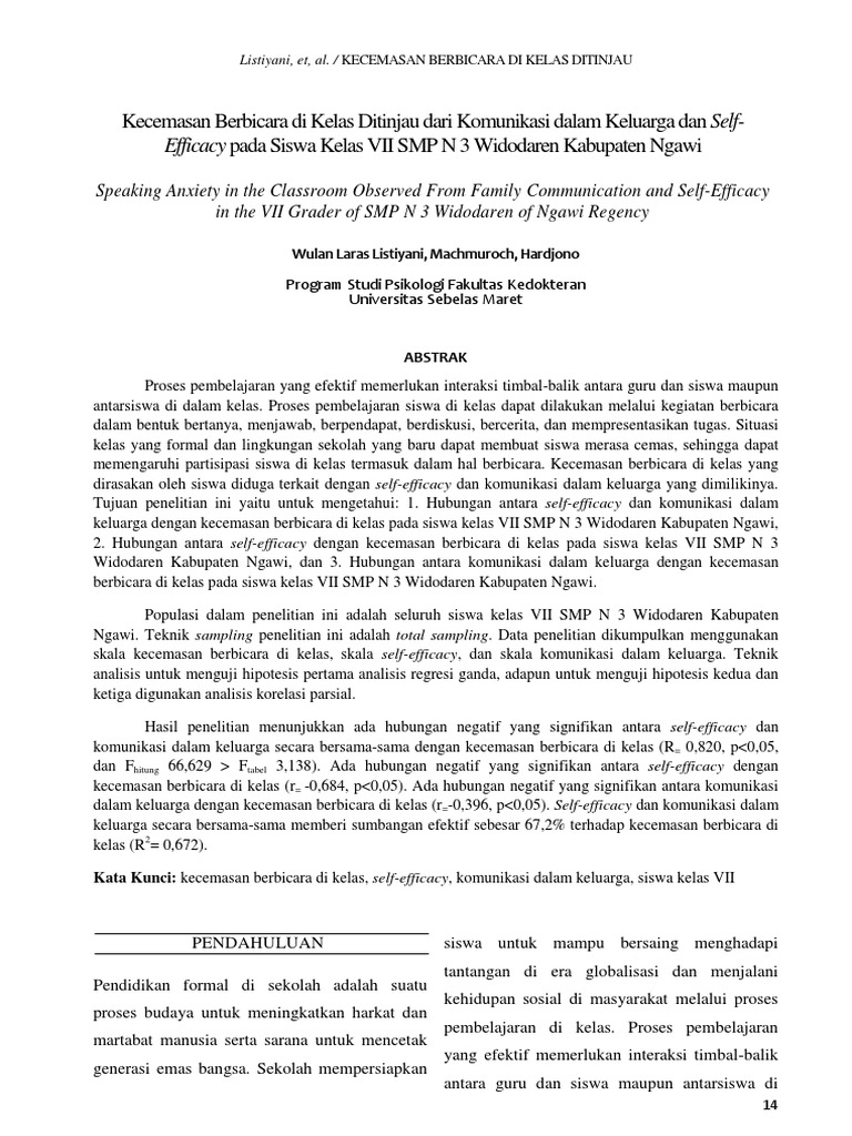 Self Efficacy PDF | PDF