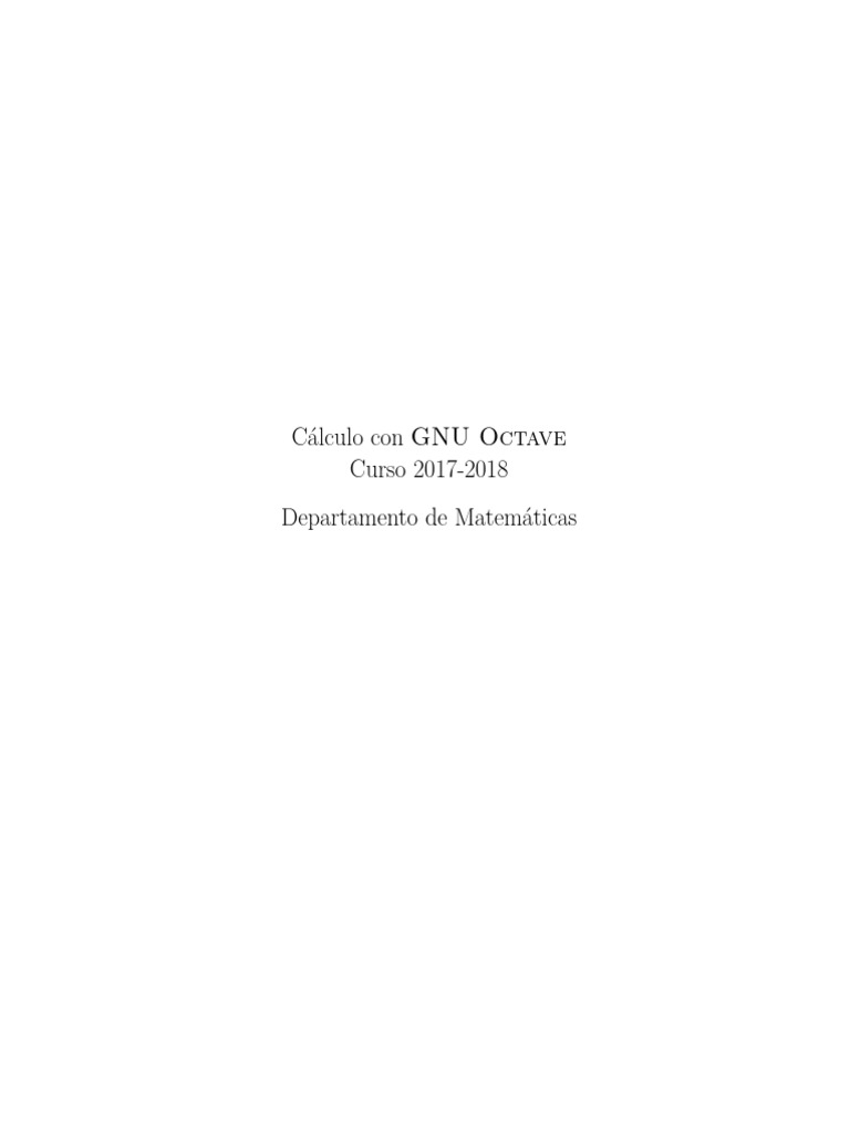 Prac1 2017 18esp - Calculo Con Octave | PDF | Celsius | Ventana ...