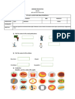 Pruebas de Diagnostico 8 y 10 Inglés Scrib