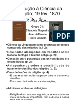 11 - Introdução À Ciência Da Religião