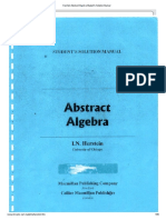 Solutionary Fisrt Course of Abstract Algebra John Fraleigh