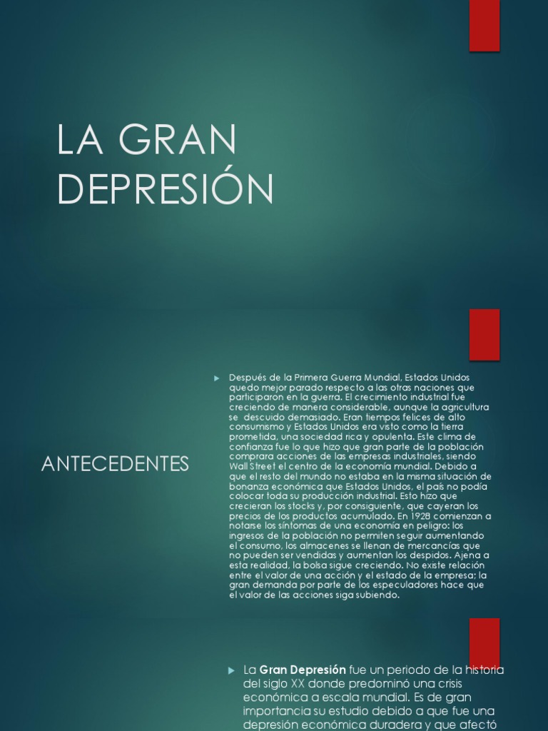 Dibujo de la Gran Depresión | PDF | Gran depresion | Nuevo acuerdo