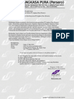 Surat Panggilan & Daftar Peserta Tes Seleksi Kandidat PT Angkasa Pura PDF