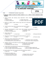 Soal UAS B. Inggris Kelas 3 SD Semester 2 Dan Kunci Jawaban