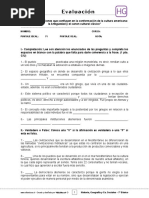 7Basico - Evaluación N° 3 Historia - Clase 02 Semana 14 - S1