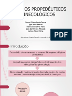 Principais exames da propedêutica ginecológica