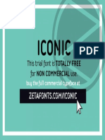 Iconic: This Trial Font Is For