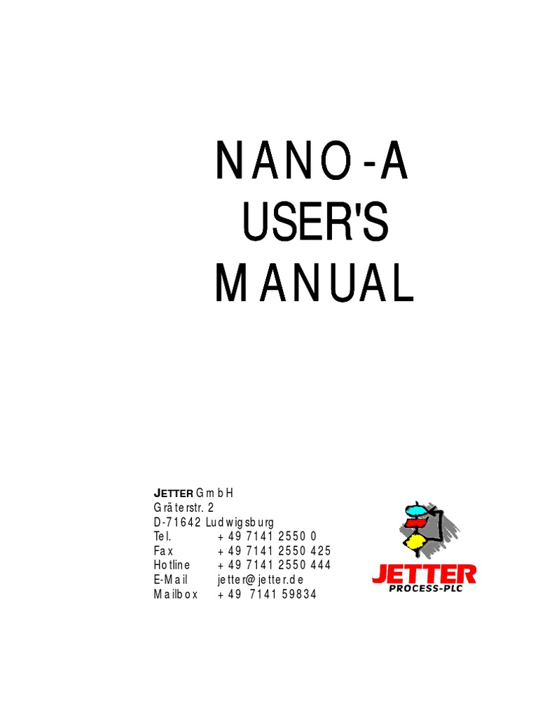 Nano-A Ba 100 Manual | PDF | Programmable Logic Controller | Computer ...