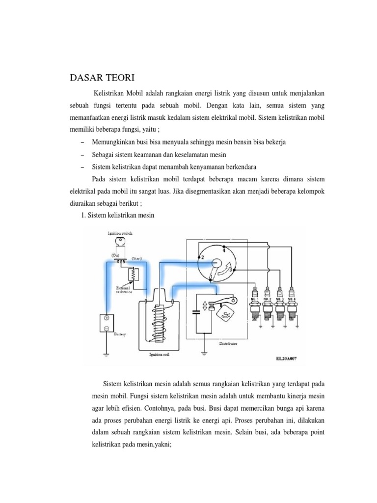 Sistem kelistrikan kendaraan ringan otomotif