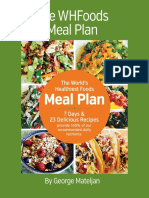 WHF Meal Plan