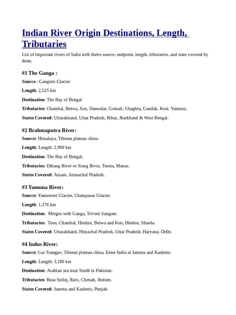River Origin PDF | PDF | Physiographic Divisions | Earth Sciences